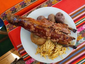 Roasted guinea pig - Lamai, Peru