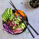 Ahi tuna poke bowl | www.viktoriastable.com