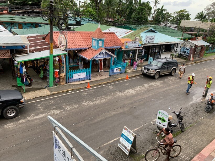 View from the balcony of Puerto & Co Cafe