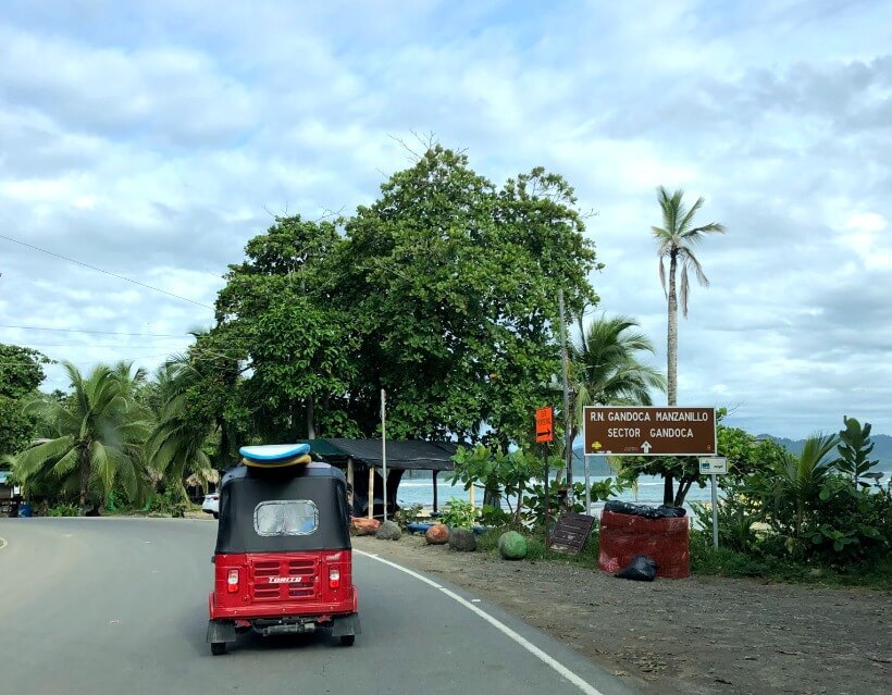 Tuk-tuk in Puerto Viejo