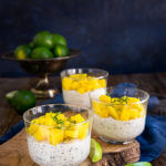 Coconut lime chia pudding - creamy, delicious and super nutritious, with a refreshing tropical flavor - it's a great summer breakfast that can be made the night before | www.viktoriastable.com