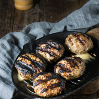 Cheese stuffed meatballs - juicy, flavorful, and oozing with smokey melted cheese! Try replacing your standard burger with these delicious giant meatballs next time, and you will never look back! | www.viktoriastable.com