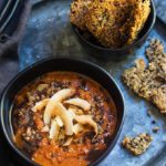 Roasted tomato coconut quinoa soup | www.viktoriastable.com